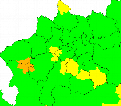 Aktuelle Unwetterwarnungen Oberösterreich