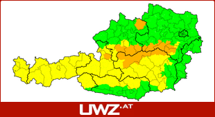 Aktuelle Unwetterwarnungen Österreich